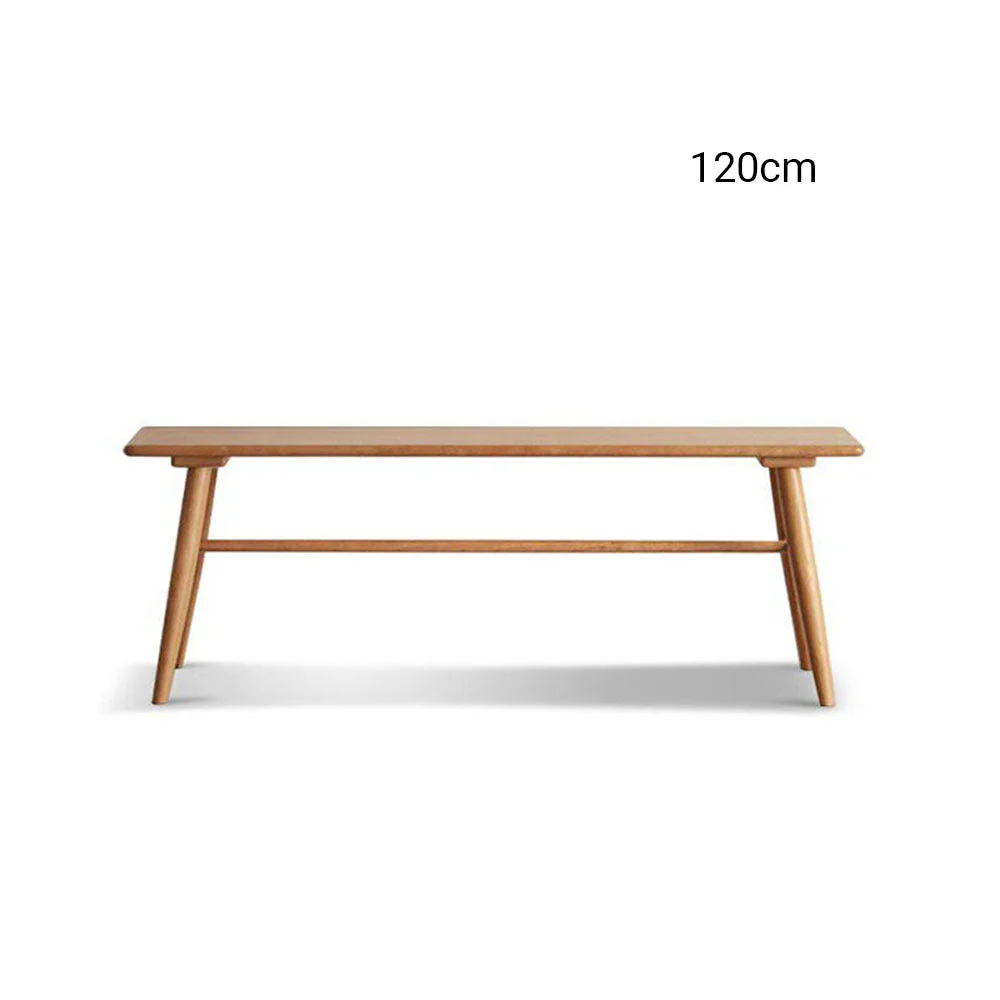 Acuto Natural Solid Cherry Dining Bench - Image 10
