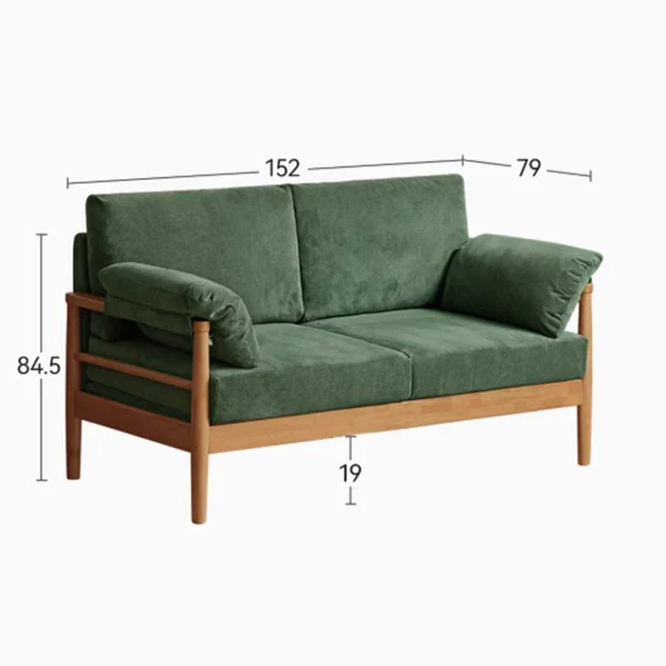 Akita Solid Rubber Wood Sofa - Image 4