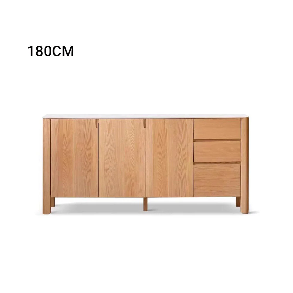 Alvito Natural Solid Oak Sideboard - Image 10
