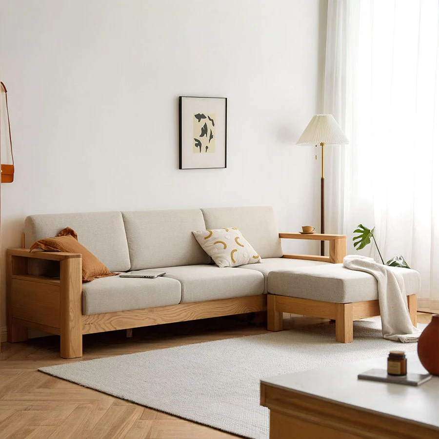 Andenes Natural Solid Oak Sofa