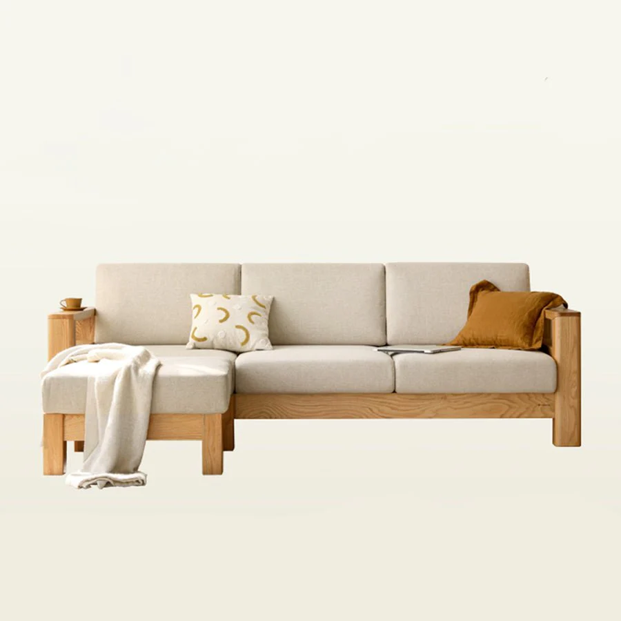 Andenes Natural Solid Oak Sofa - Image 3