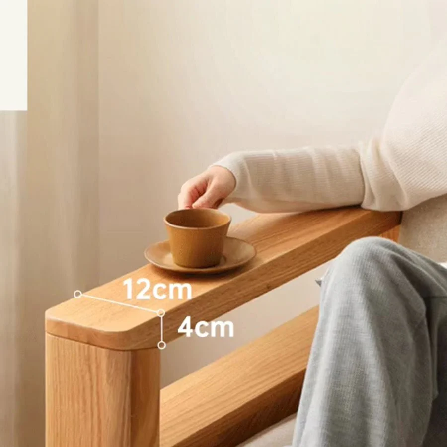 Andenes Natural Solid Oak Sofa - Image 6