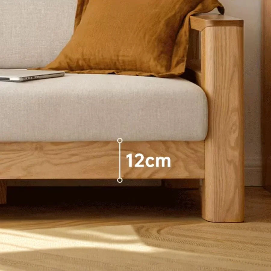 Andenes Natural Solid Oak Sofa - Image 7