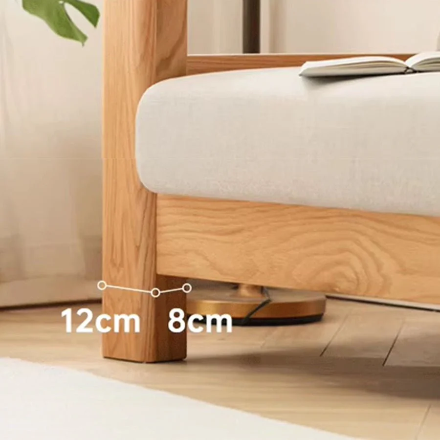 Andenes Natural Solid Oak Sofa - Image 8