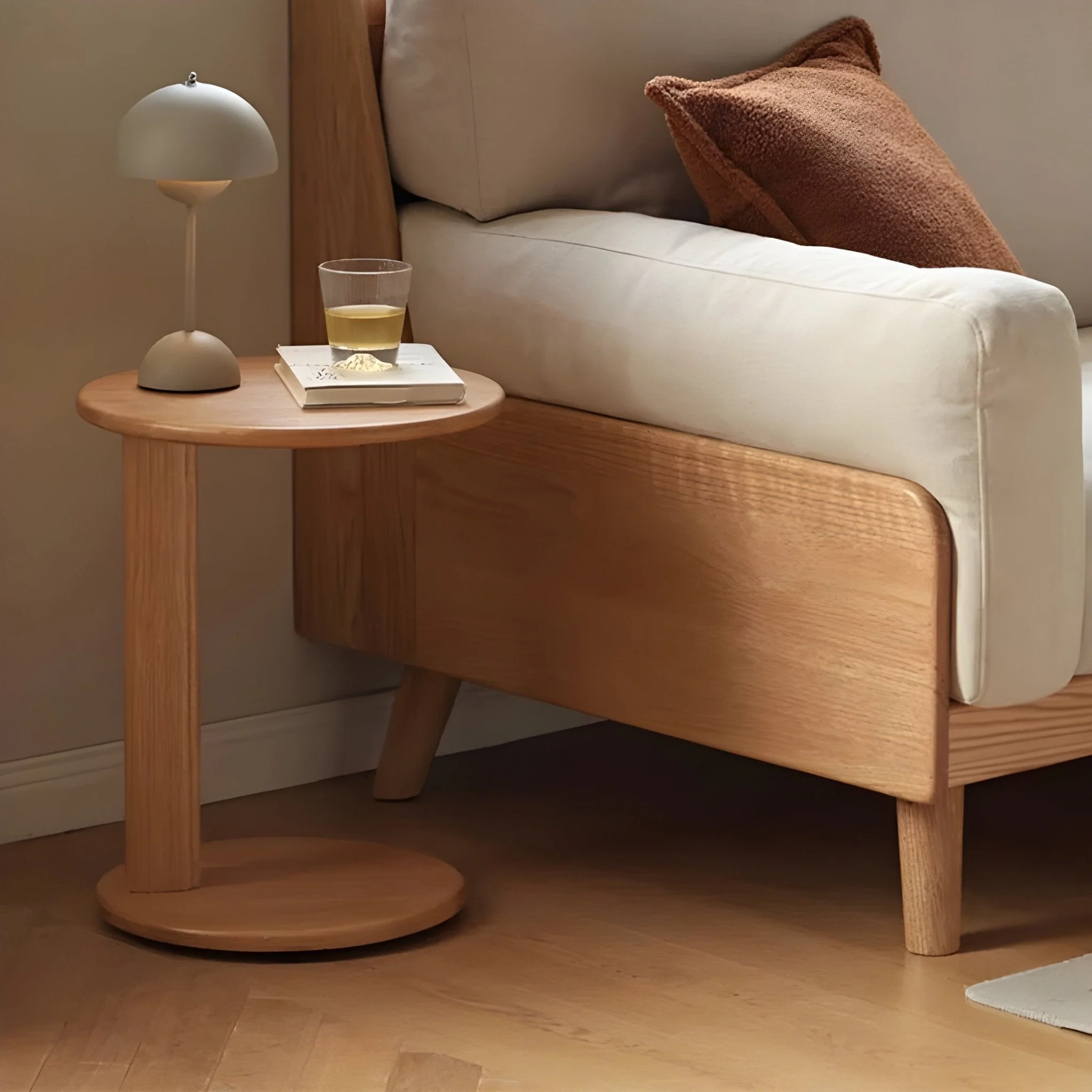 Anders Natural Solid Oak Coffee Table Set Design Two - Image 6