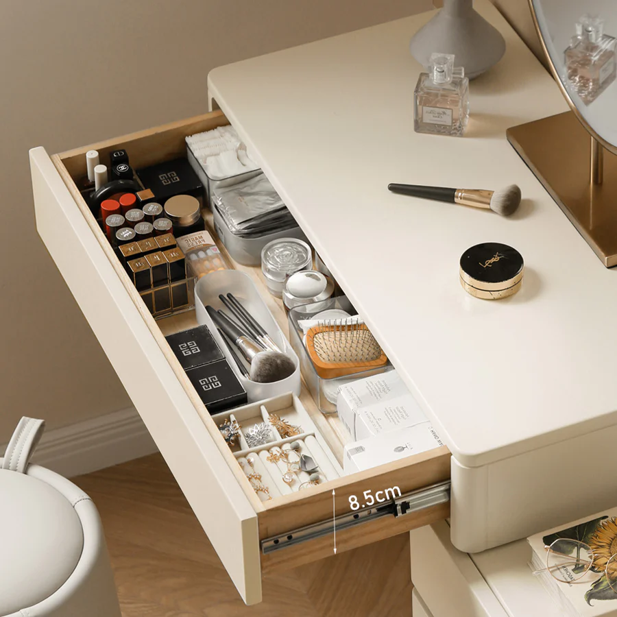 Annecy Solid Rubber Wood Dressing Table - Image 8