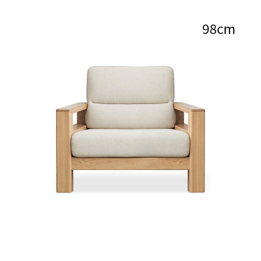 Antillo Natural Solid Ash Sofa - Image 12