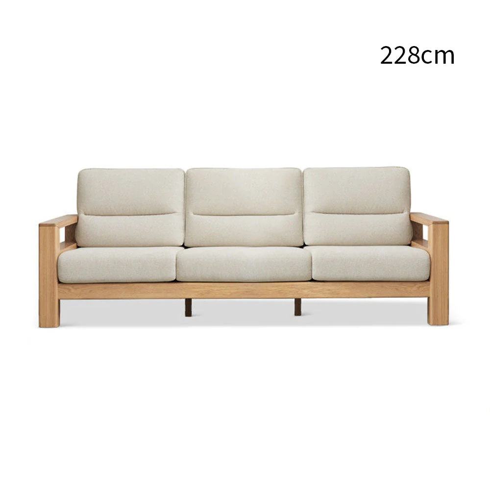 Antillo Natural Solid Ash Sofa - Image 14