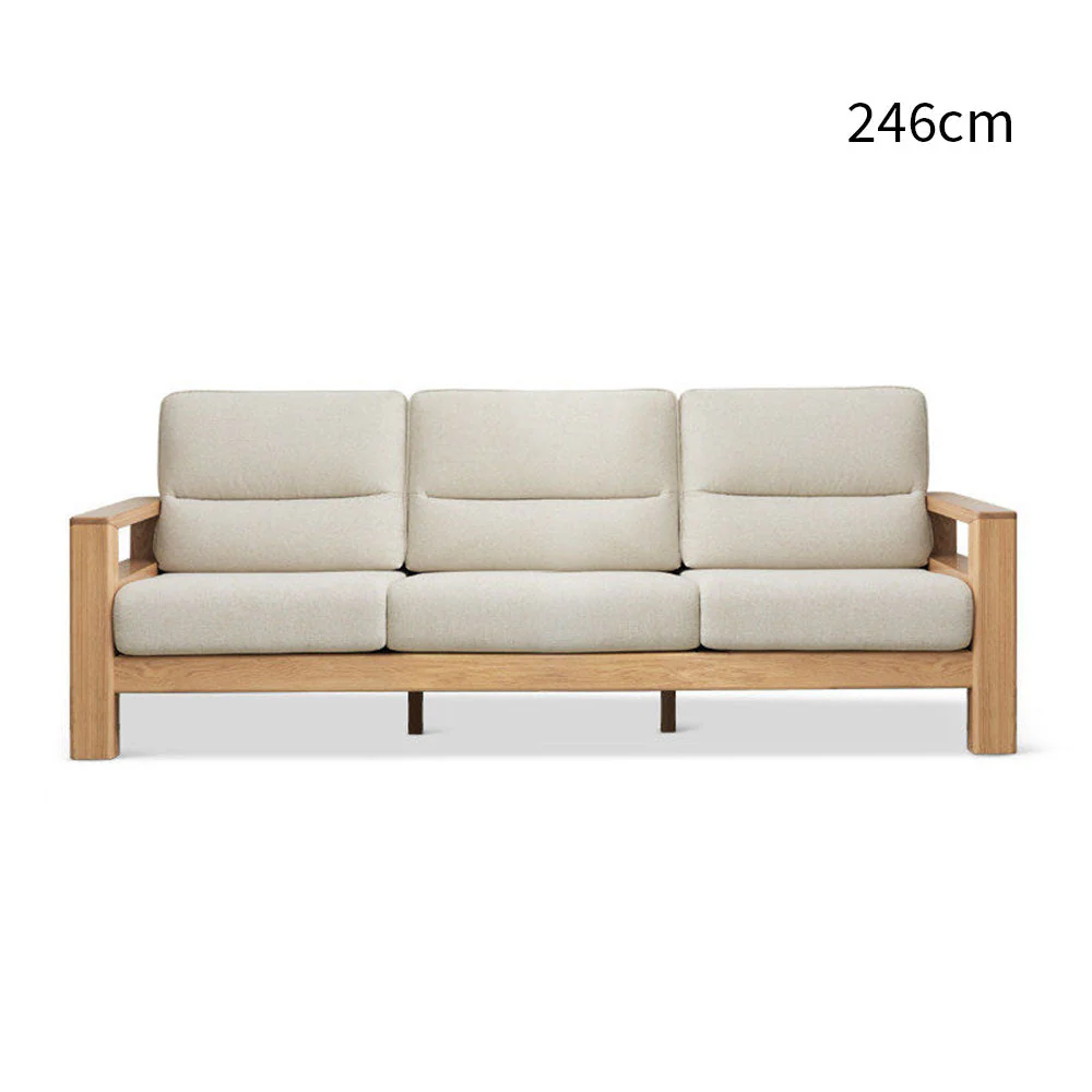 Antillo Natural Solid Ash Sofa - Image 15