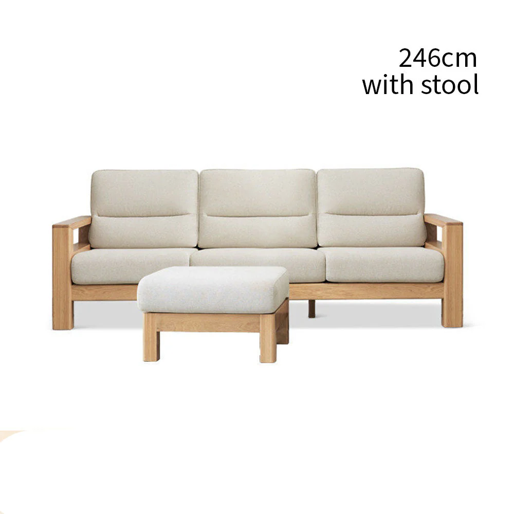 Antillo Natural Solid Ash Sofa - Image 16