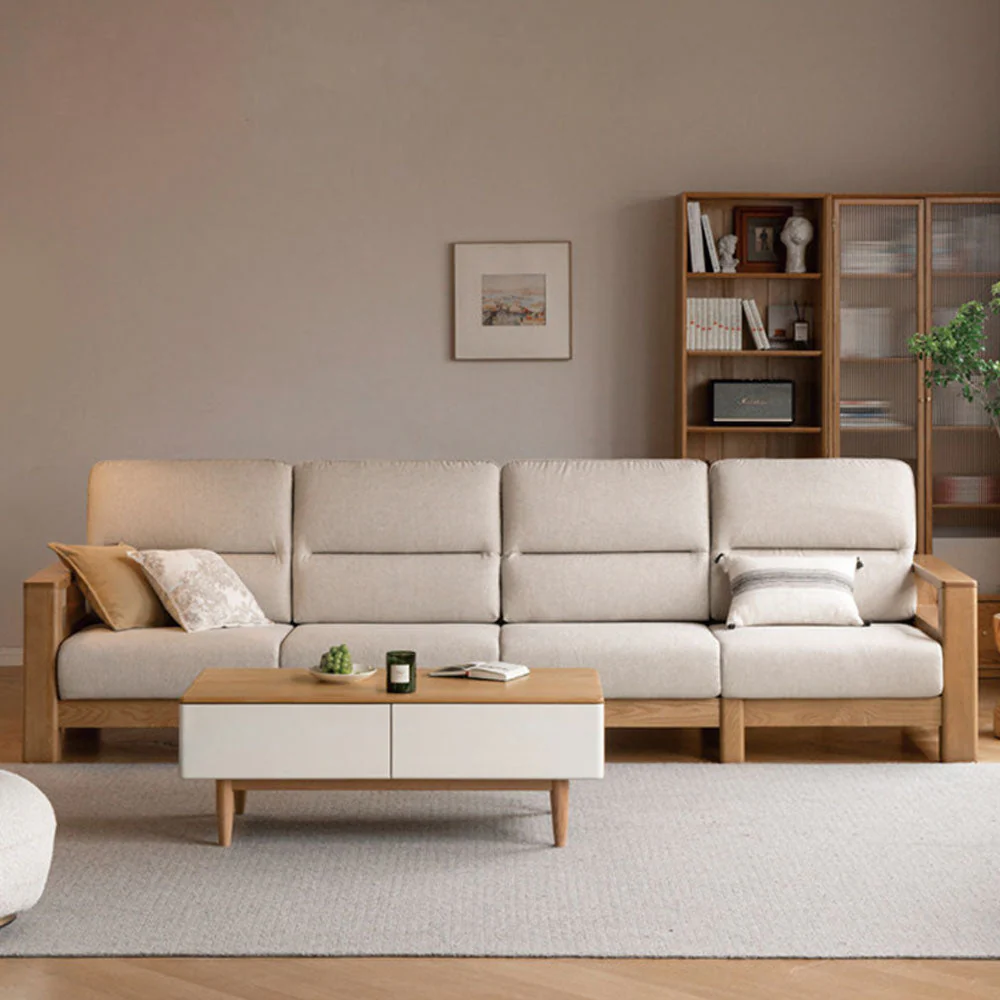 Antillo Natural Solid Ash Sofa - Image 2