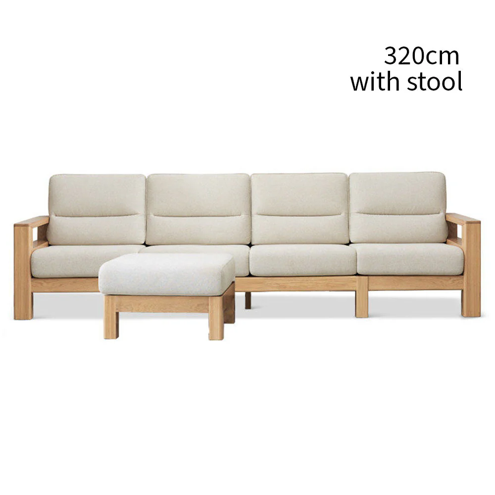 Antillo Natural Solid Ash Sofa - Image 22