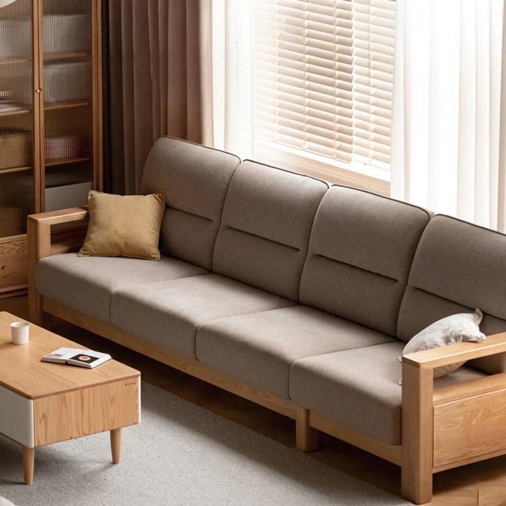 Antillo Natural Solid Ash Sofa - Image 3