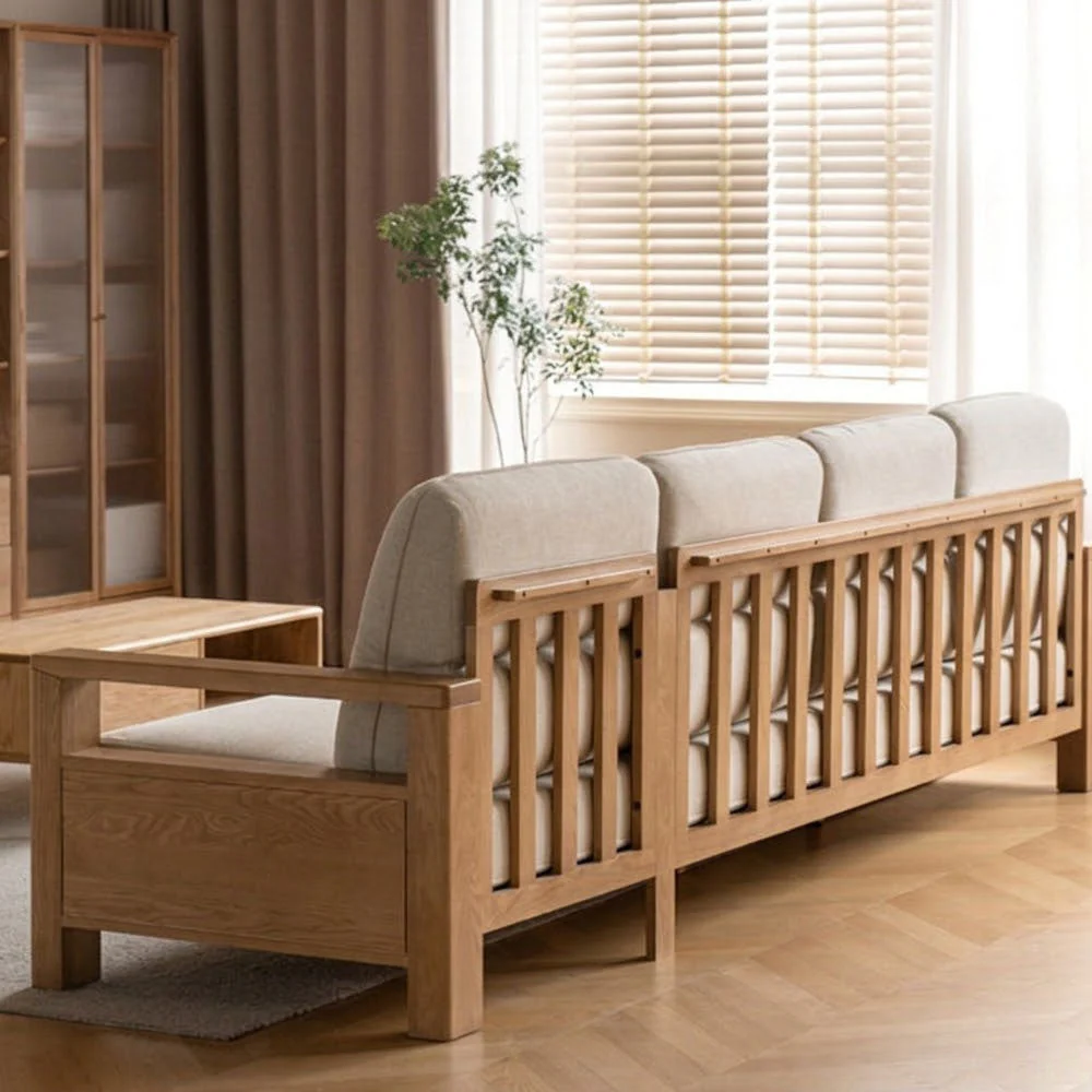 Antillo Natural Solid Ash Sofa - Image 5