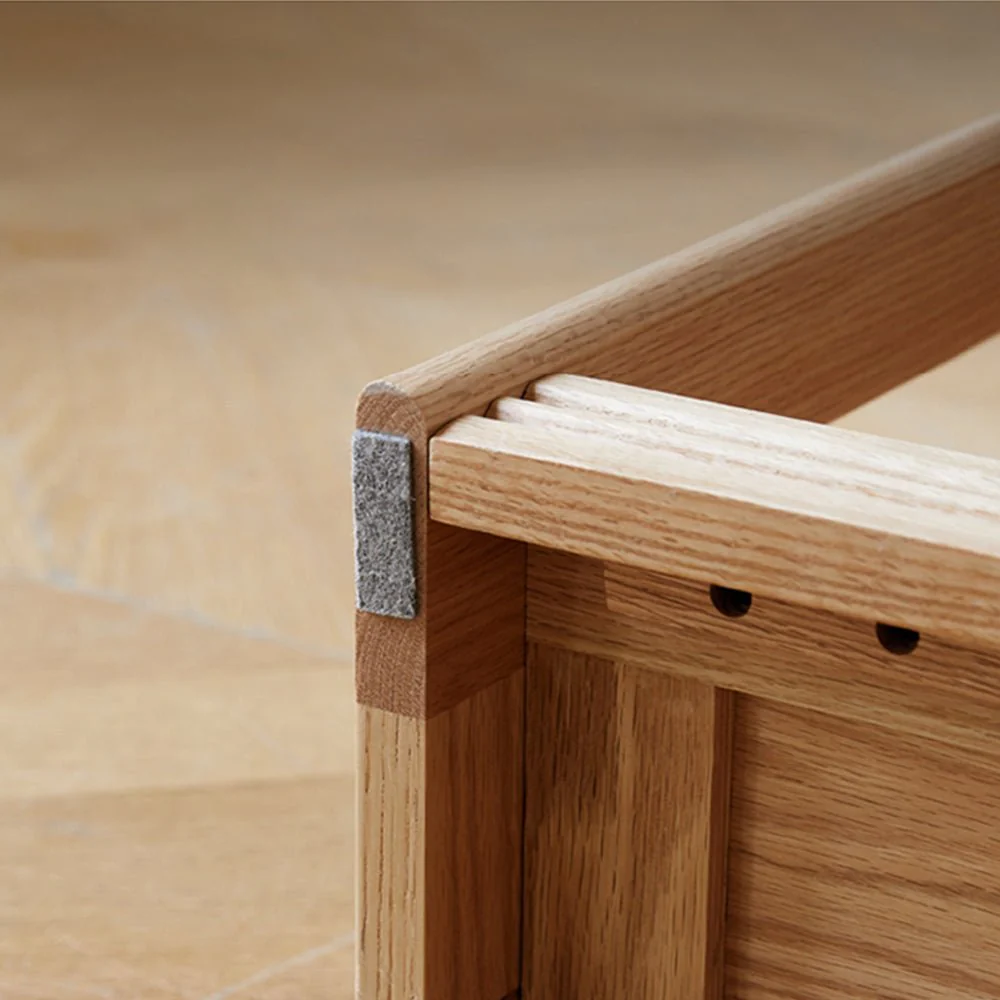 Apolda Natural Solid Oak Open-Shelf Bookcase - Image 6