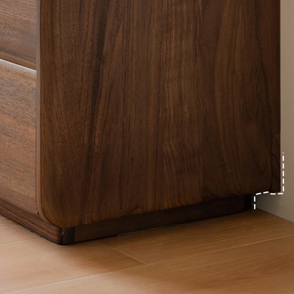 Ardea Natural Solid Walnut Floor-Standing Entertainment Unit - Image 10