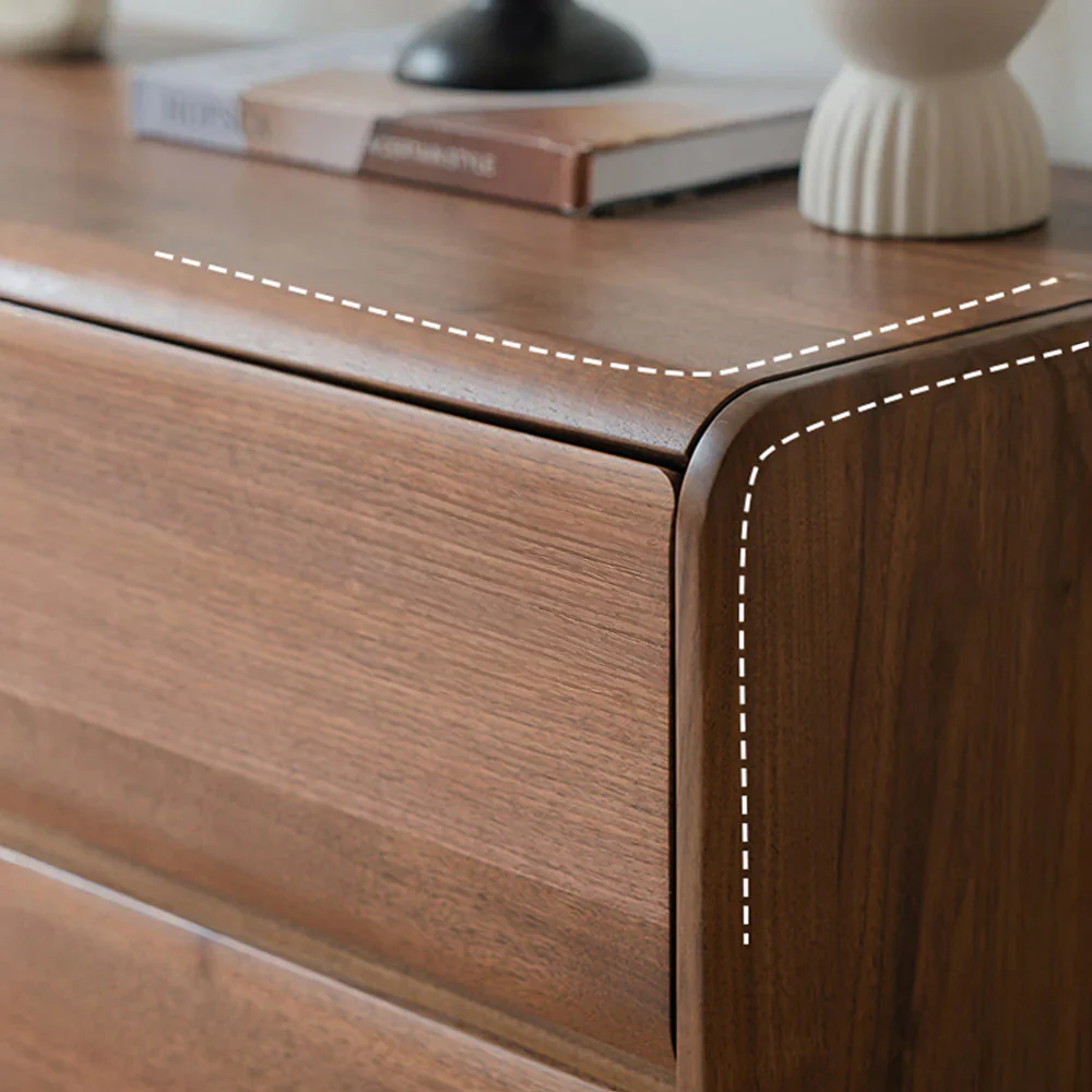 Ardea Natural Solid Walnut Floor-Standing Entertainment Unit - Image 7