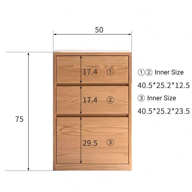 Asele Natural Solid Oak Modular Wall Shelves - Image 15
