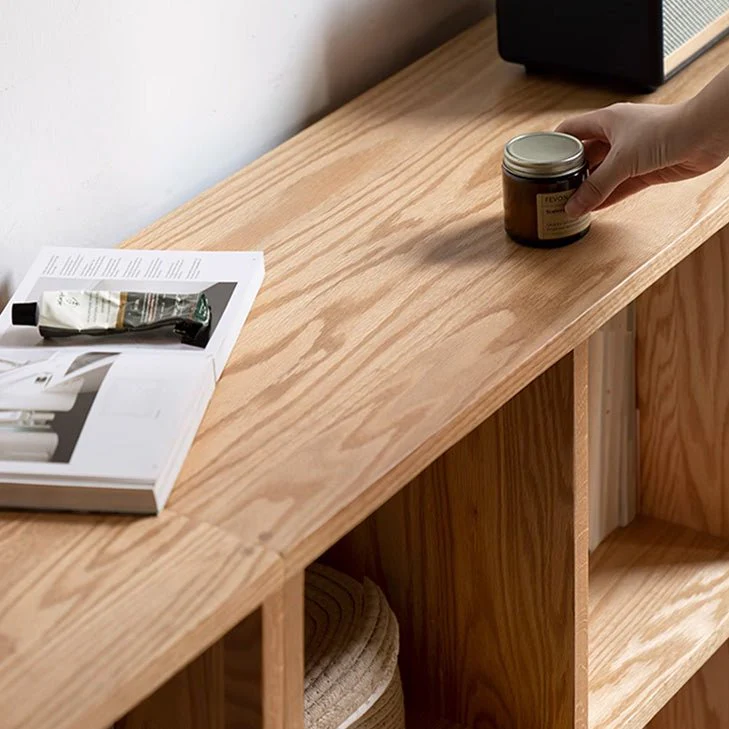Asele Natural Solid Oak Modular Wall Shelves - Image 6