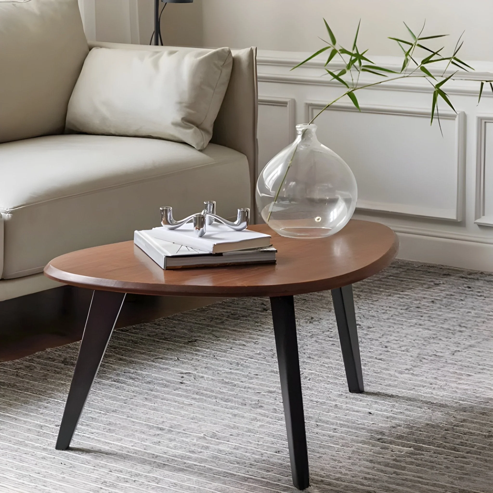 Augusta Solid Walnut Coffee Table Set - Image 4