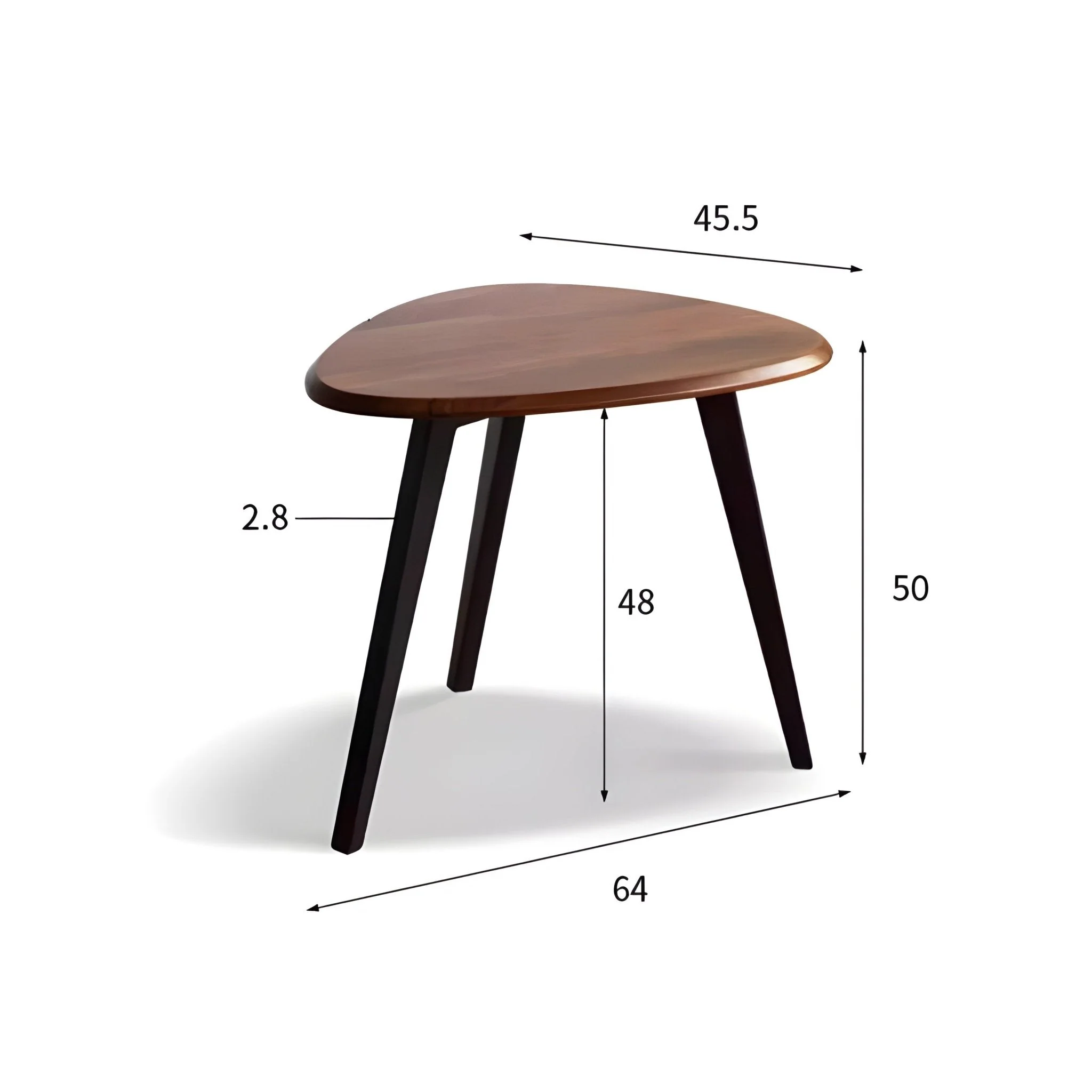 Augusta Solid Walnut Coffee Table Set - Image 8