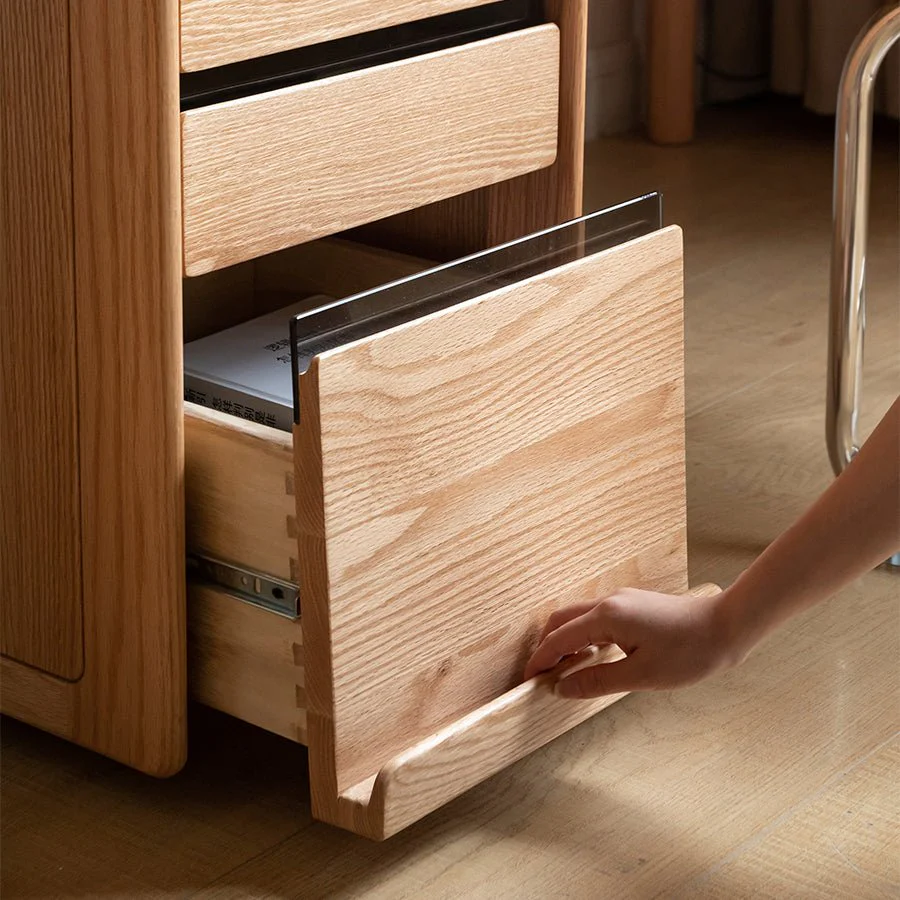 Auty Solid Wood Movable Small Side Table - Image 8