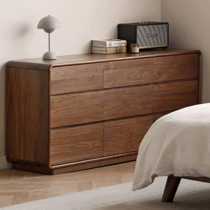 Baileys Solid Walnut Chest of Drawers - Image 3
