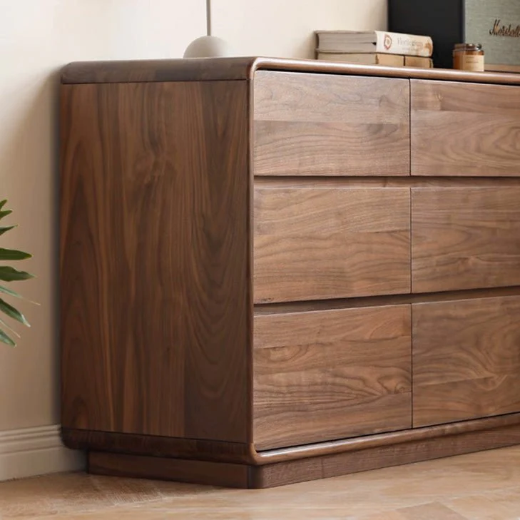 Baileys Solid Walnut Chest of Drawers - Image 4