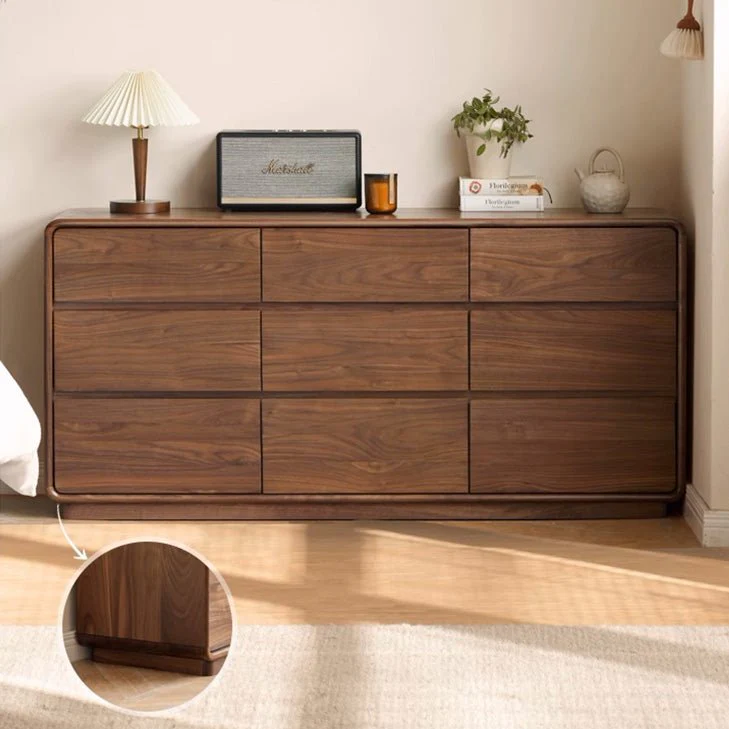 Baileys Solid Walnut Chest of Drawers - Image 6