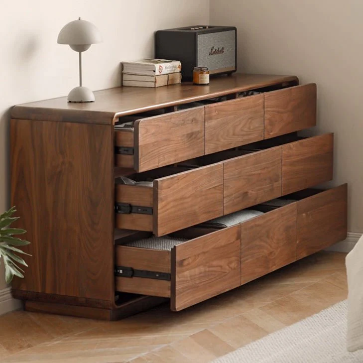 Baileys Solid Walnut Chest of Drawers - Image 7