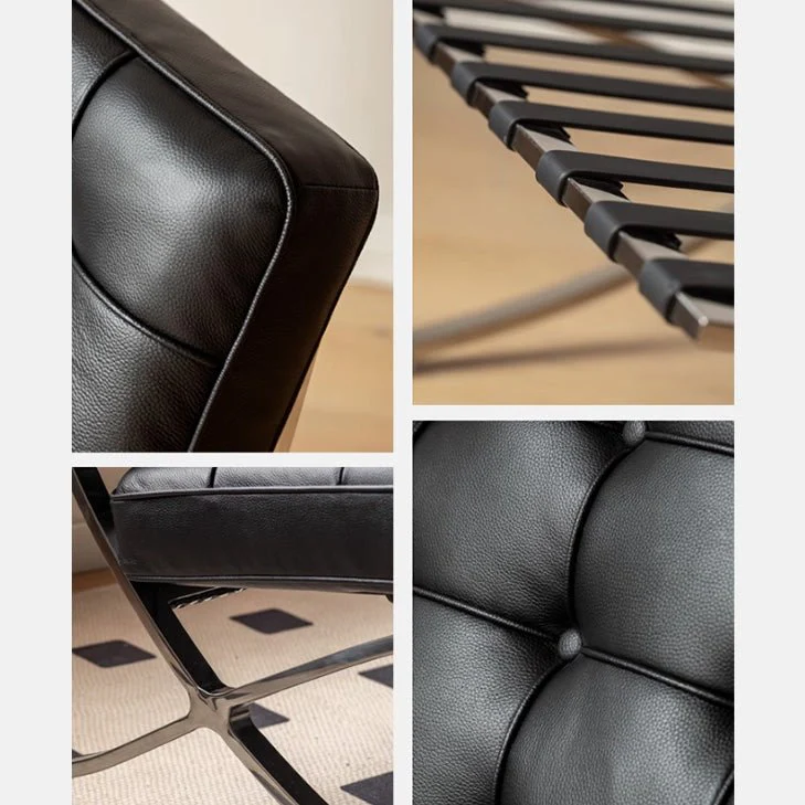 Bergdala Genuine Leather Leisure Chair - Image 5