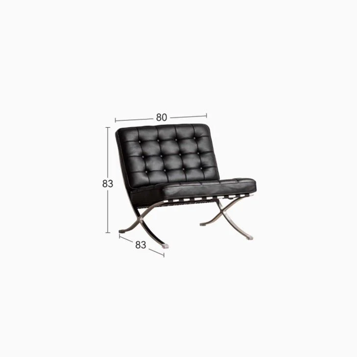 Bergdala Genuine Leather Leisure Chair - Image 6