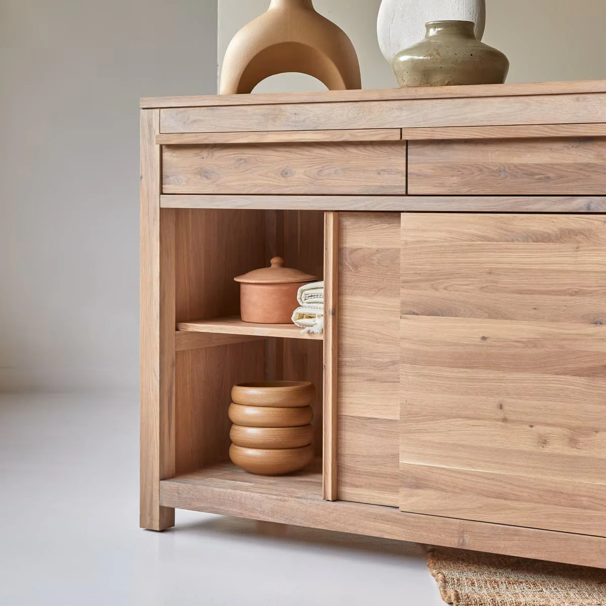 Birsta Solid Oak Sideboard - Image 7