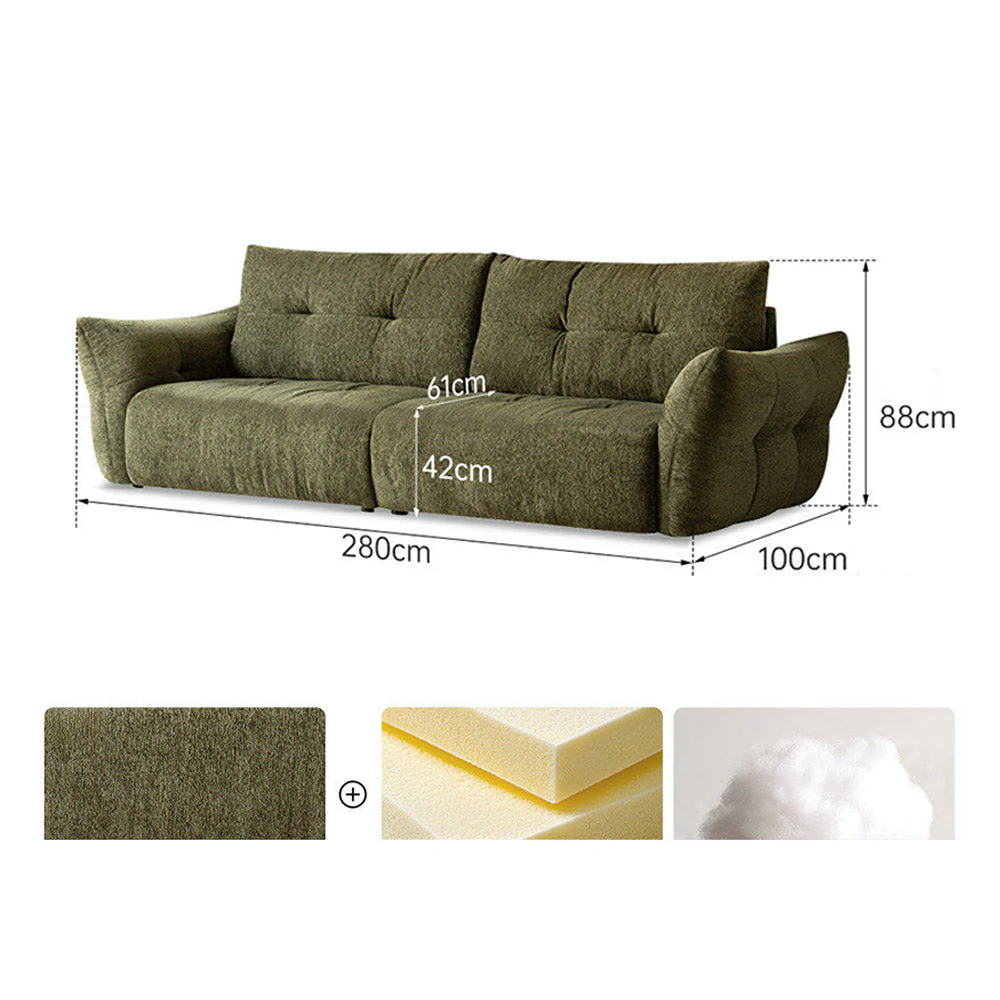 Blancas Chenille Sofa - Image 10
