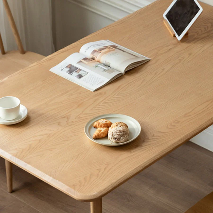 Bremen Natural Solid Ash Dining Table - Image 5