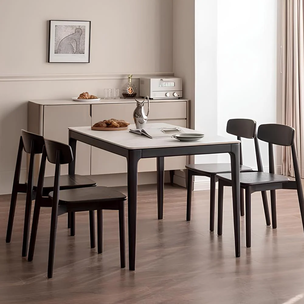 Oslo Charcoal Solid Oak Dining Chair - Image 5