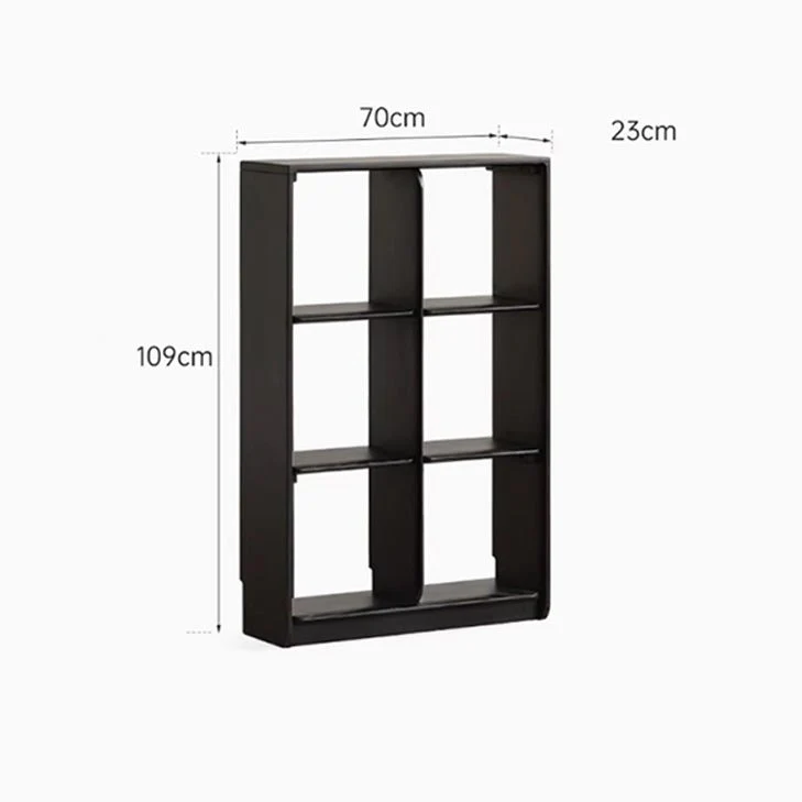 Charcoal Natural Solid Oak Modular Wall Shelves - Image 10