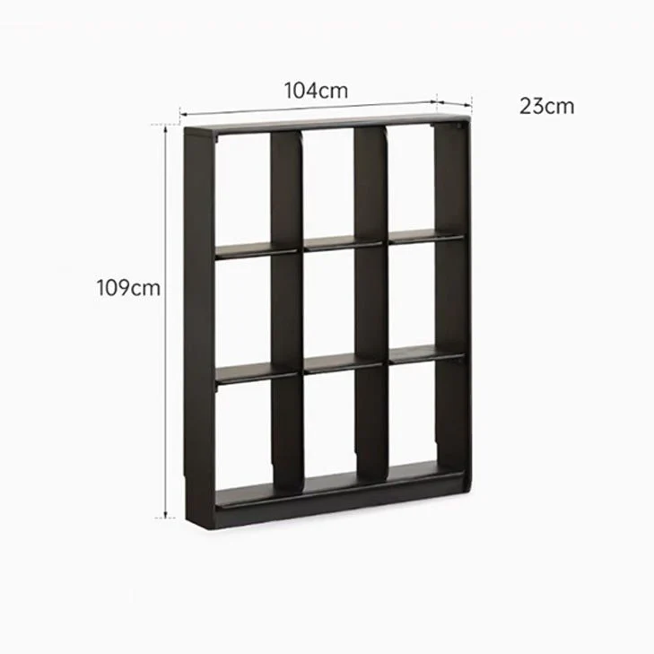 Charcoal Natural Solid Oak Modular Wall Shelves - Image 11