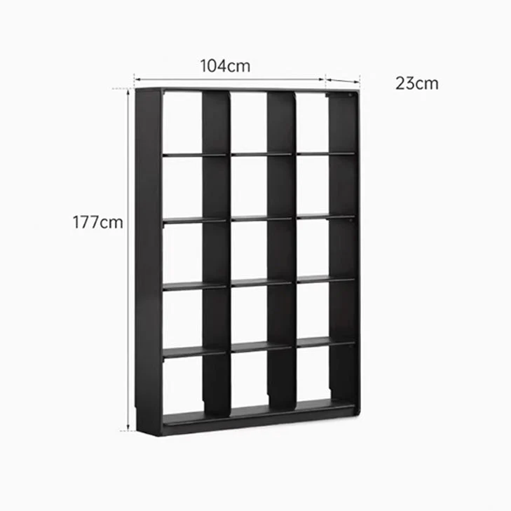 Charcoal Natural Solid Oak Modular Wall Shelves - Image 12