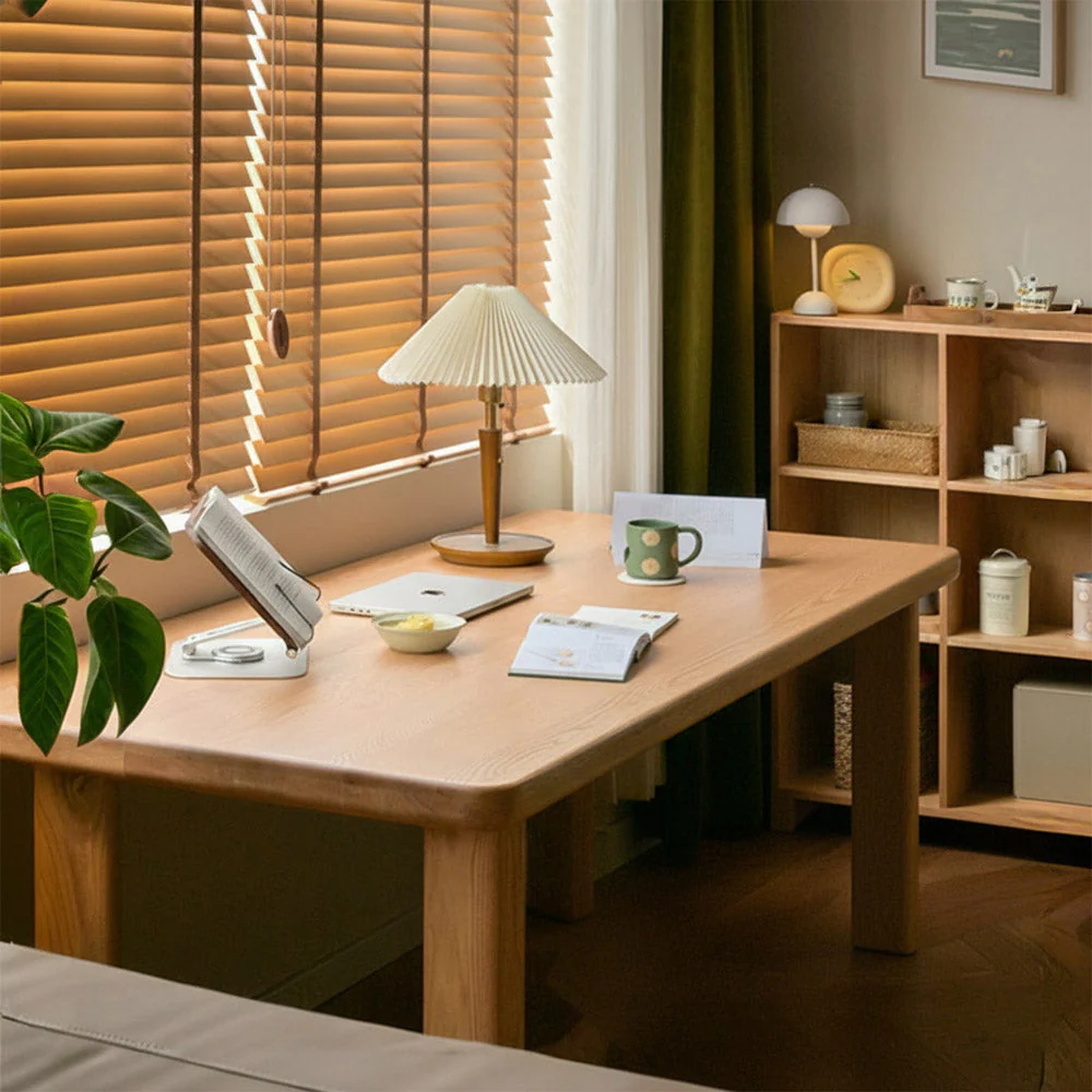 Cholet Natural Solid Oak Dining Table - Image 3