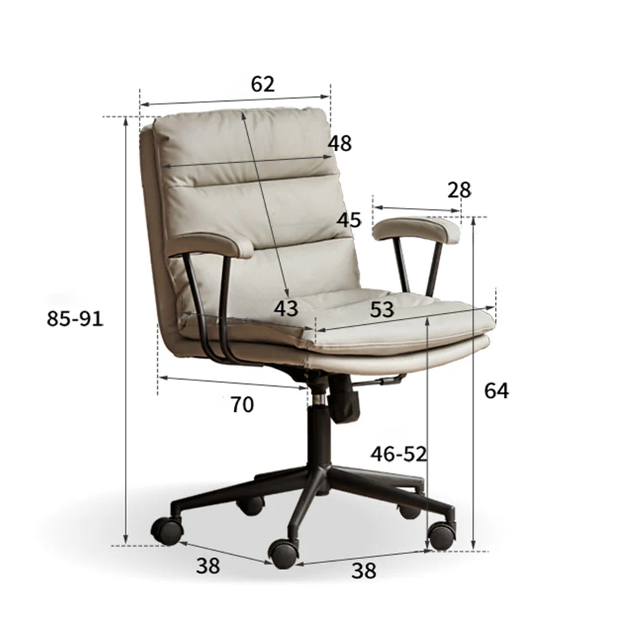 Colmar Ergonomic Comfort Study Chair - Image 7