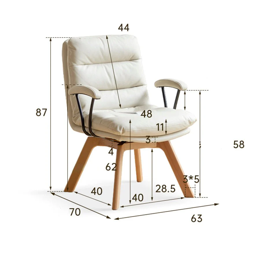 Colmar Ergonomic Comfort Study Chair Design Two - Image 9