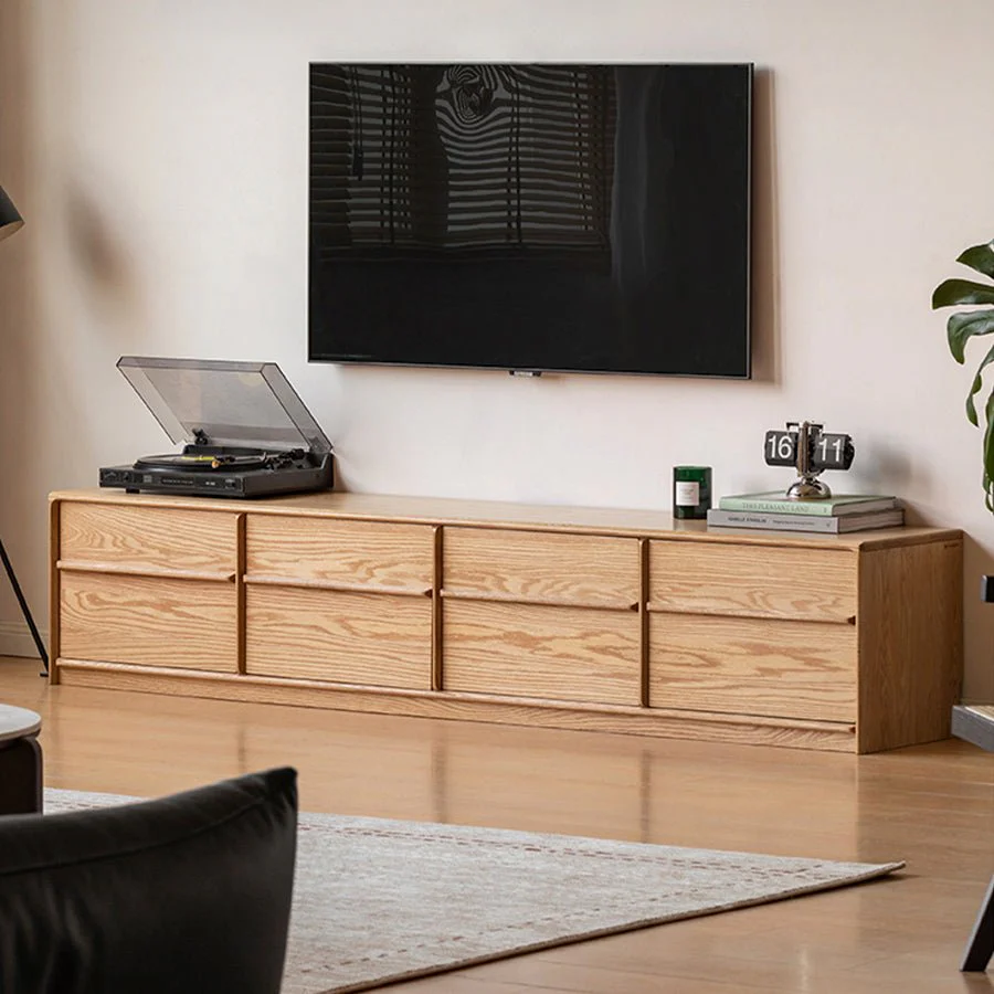 Crawley Solid Oak Floor Standing Entertainment Unit - Image 2