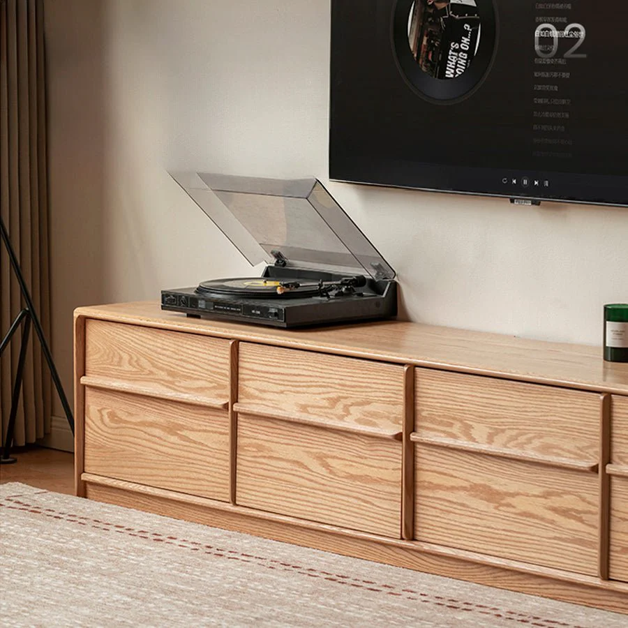 Crawley Solid Oak Floor Standing Entertainment Unit - Image 3
