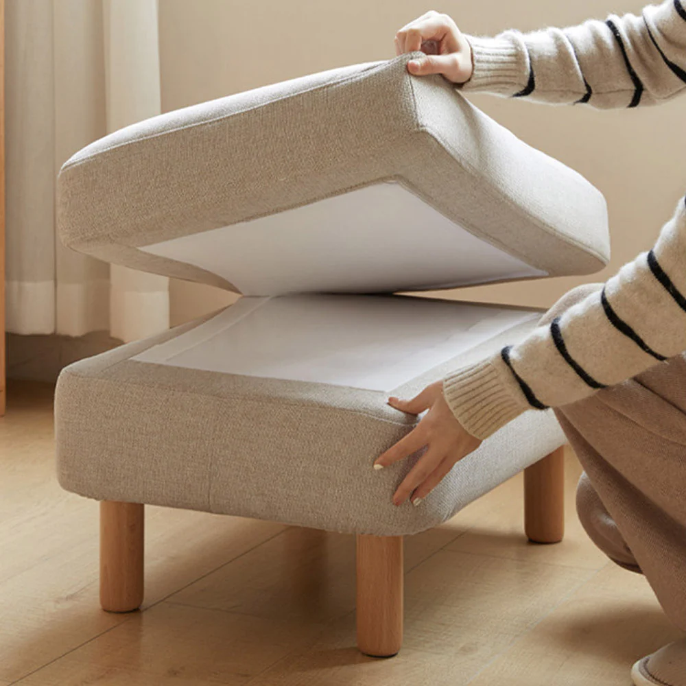 Delia Fabric Ottoman - Image 5