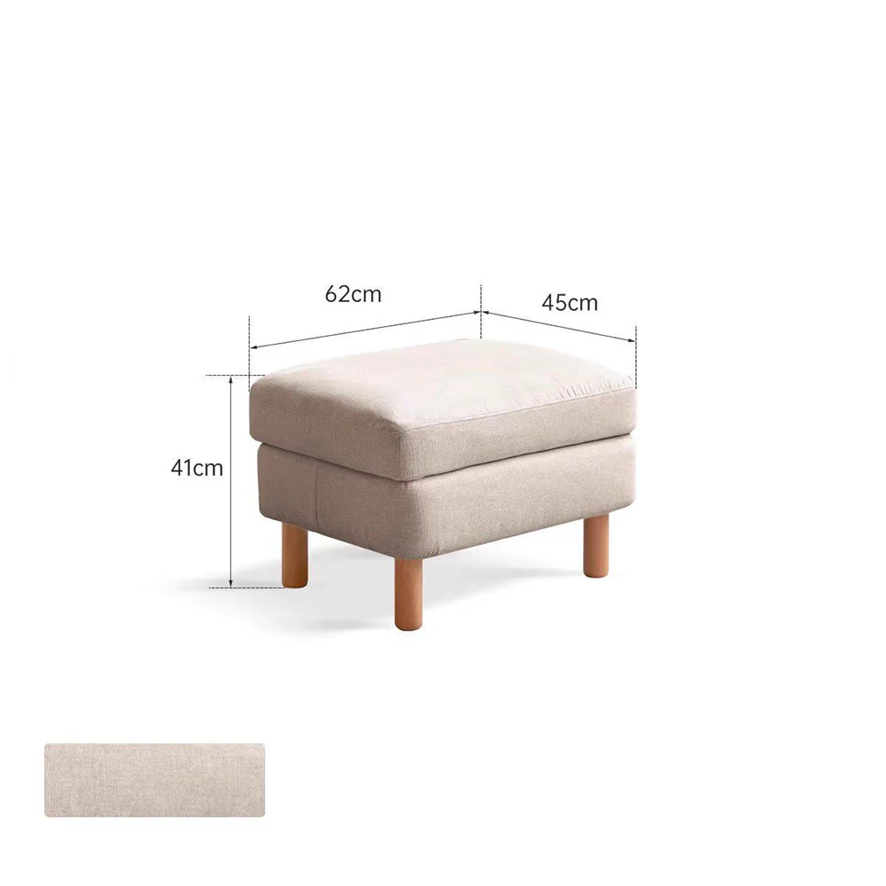 Delia Fabric Ottoman - Image 8