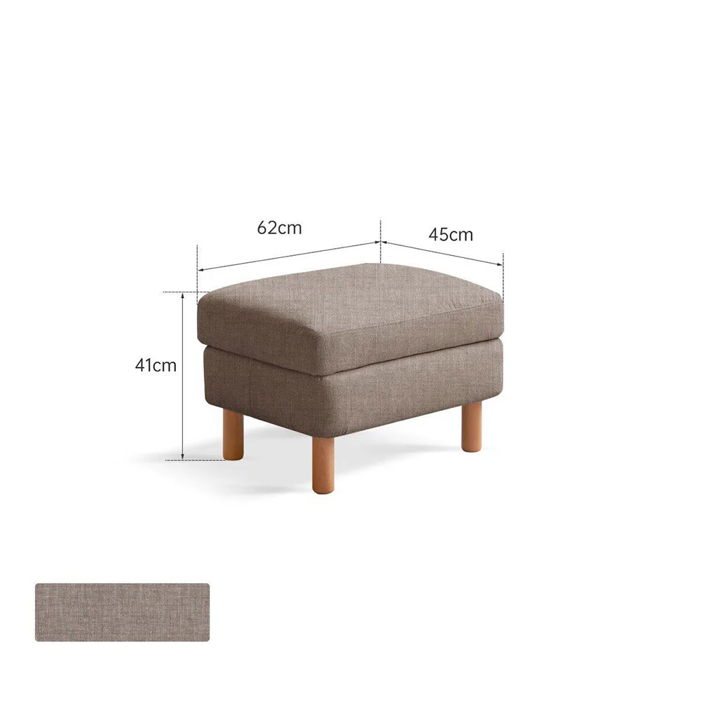Delia Fabric Ottoman - Image 9