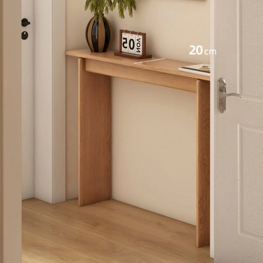 Ensta Solid Oak Console Table - Image 4