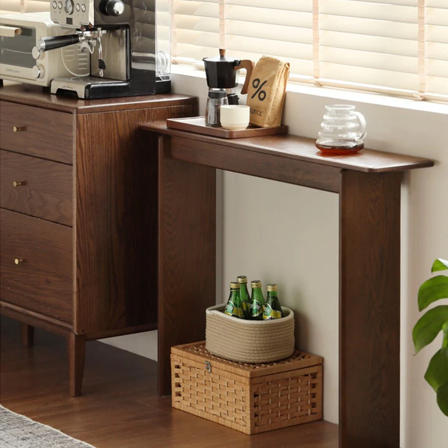 Ensta Solid Oak Console Table - Image 5