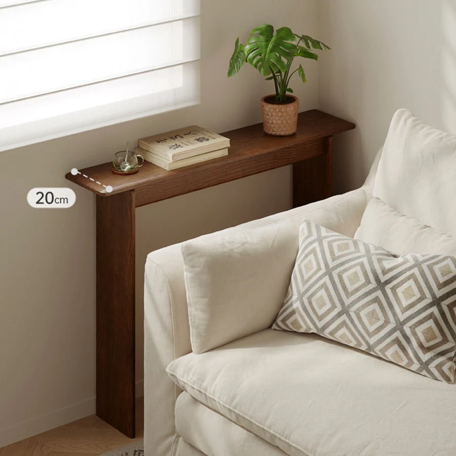 Ensta Solid Oak Console Table - Image 7